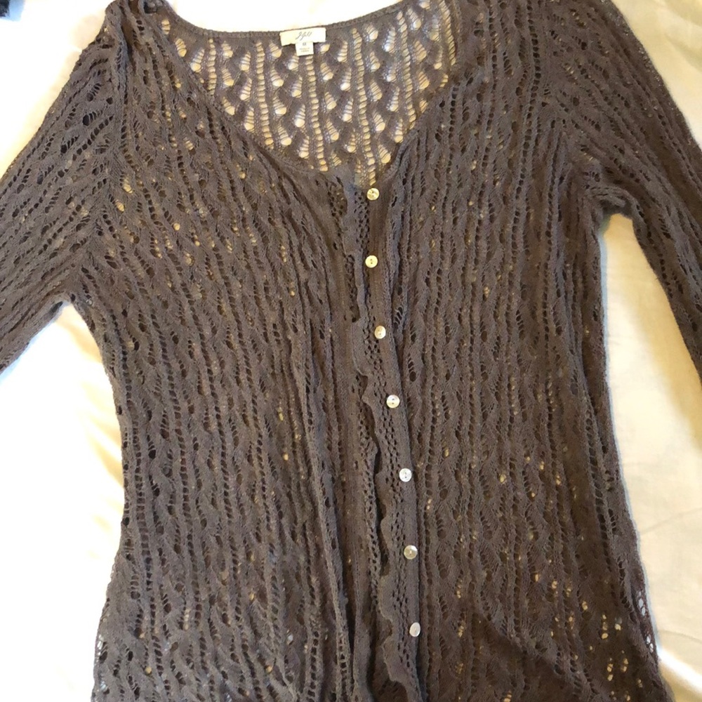 J. Jill Brown Cardigan